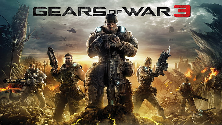 Gears of War 3, 5K, Xbox, government, military, armed forces