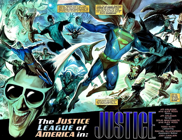 Comics, Justice League, Aquaman, Atom (DC Comics), Batman, Black Canary