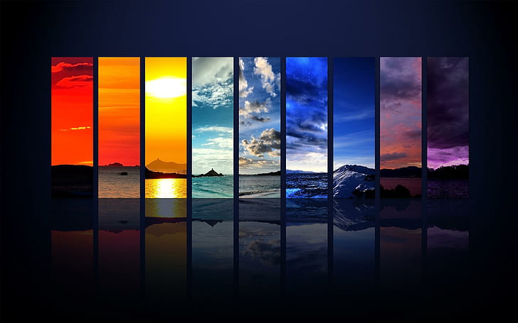 Spectrum Of The Sky, creative and graphics, HD wallpaper