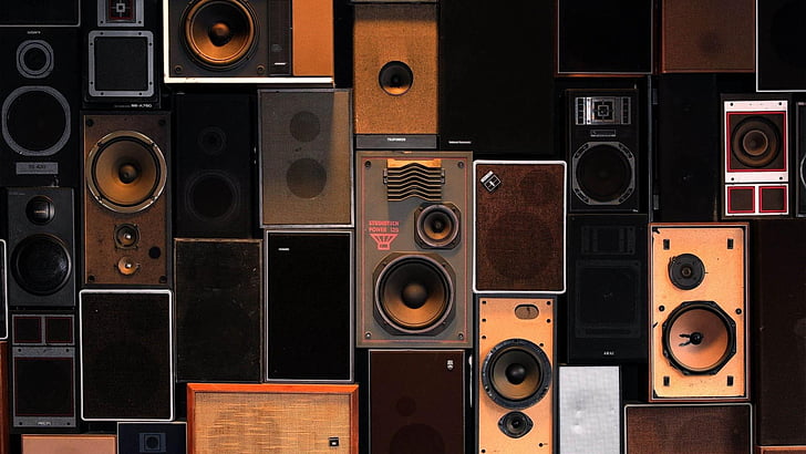 loudspeaker, electrical device, stereo, music, sound, audio, HD wallpaper