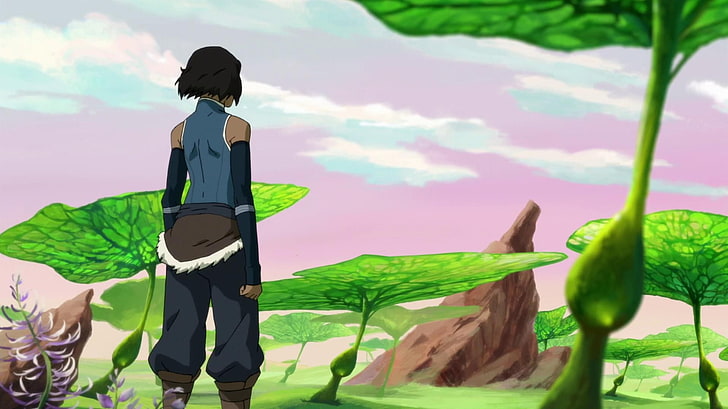 Avatar: The Last Airbender, The Legend of Korra, green color