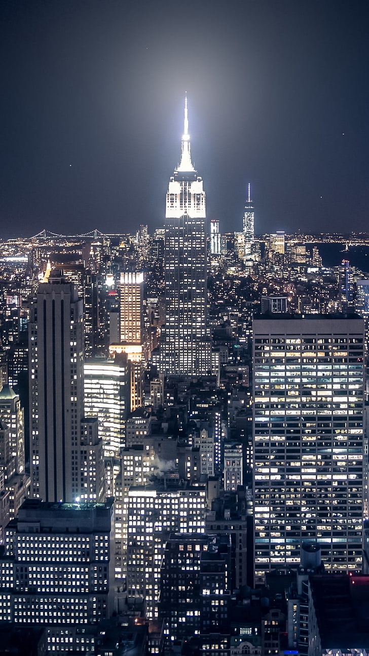 HD wallpaper: Rockefeller Center New York City, Empire State building,  Cityscapes | Wallpaper Flare