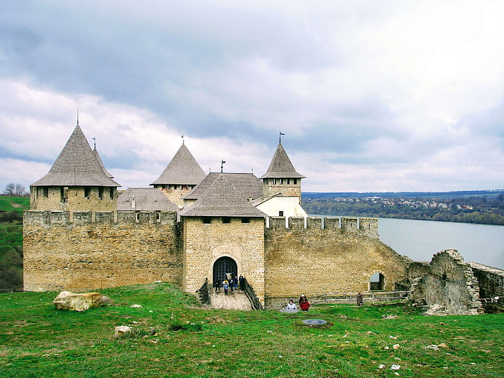 architecture, castle, fortress, khotyn, medieval, middle ages
