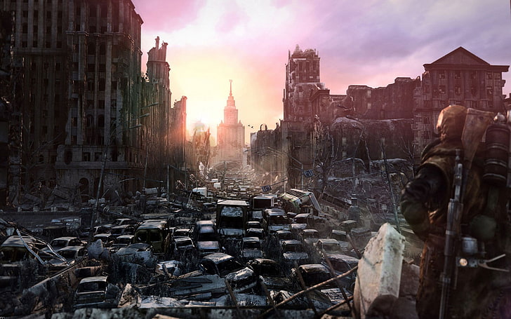 apocalyptic, Concept Art, Dystopian, Metro 2033, video games, HD wallpaper