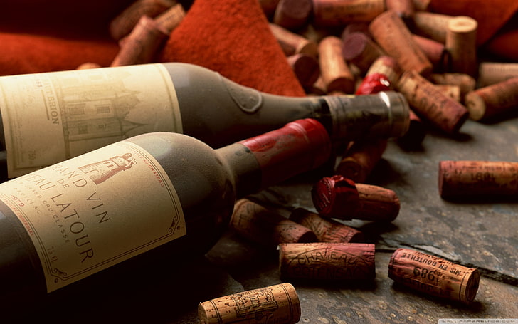 wine, bottles, cork, dust, French, wine cork, cork - stopper, HD wallpaper