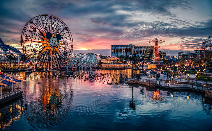 HD wallpaper: Mickeys Fun Wheel, Mickey Mouse Ferris wheel, United States,  California | Wallpaper Flare
