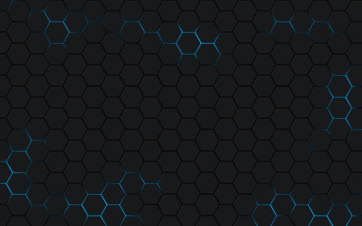 hexagon, minimalism, HD wallpaper