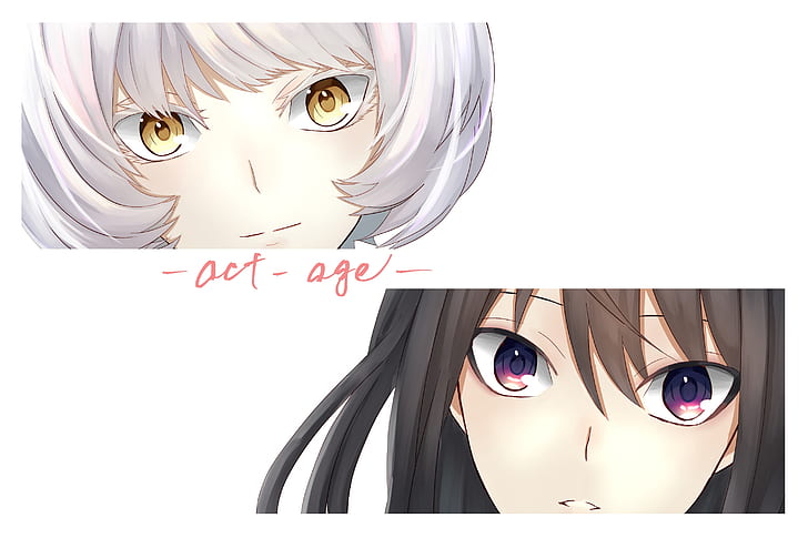 Anime, Act-Age, Chiyoko Momoshiro, Kei Yonagi, HD wallpaper