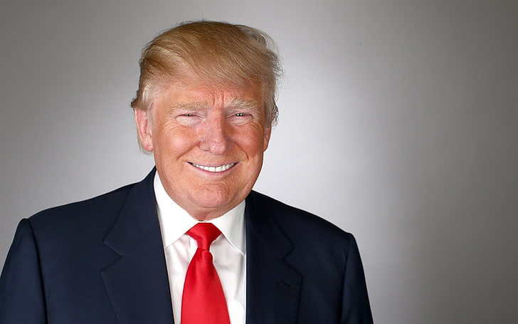 Donald Trump The 45th President Of USA Wallpaper 0.., one person, HD wallpaper