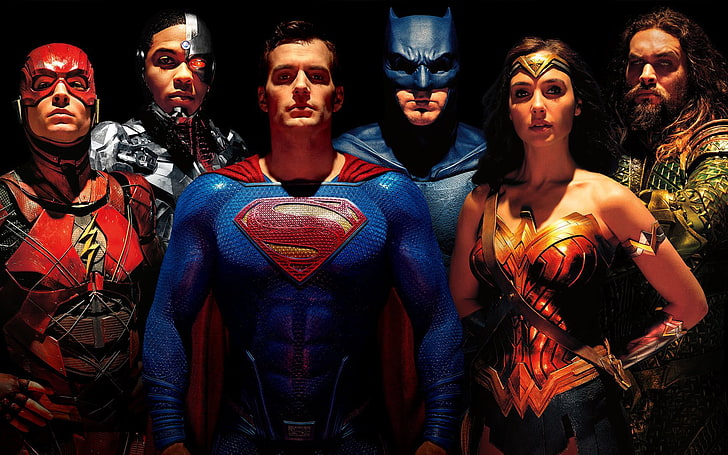 justice league, 2017 movies, hd, superman, batman, aquaman, HD wallpaper