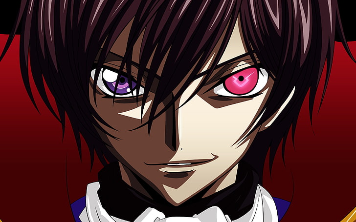 brown haired male anime character, Code Geass, anime boys, Lamperouge Lelouch, HD wallpaper