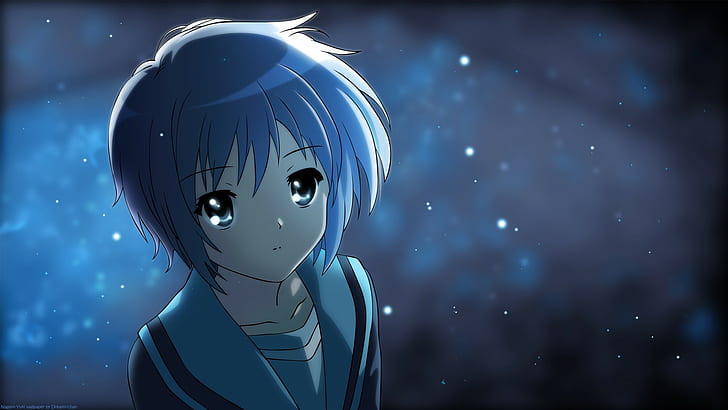 The Melancholy of Haruhi Suzumiya, Nagato Yuki, anime, HD wallpaper