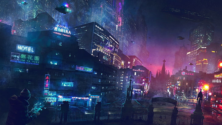 Cyberpunk 2077 City Game 4K Wallpaper #7.1591