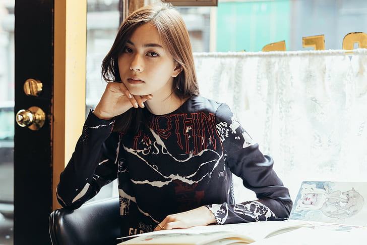 Lauren Tsai, women, actress, HD wallpaper