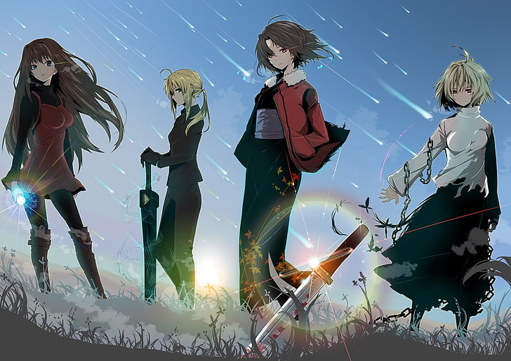 Saber, Kara no Kyoukai, Fate Series, Fate/Zero, Lunar Legend Tsukihime, HD wallpaper