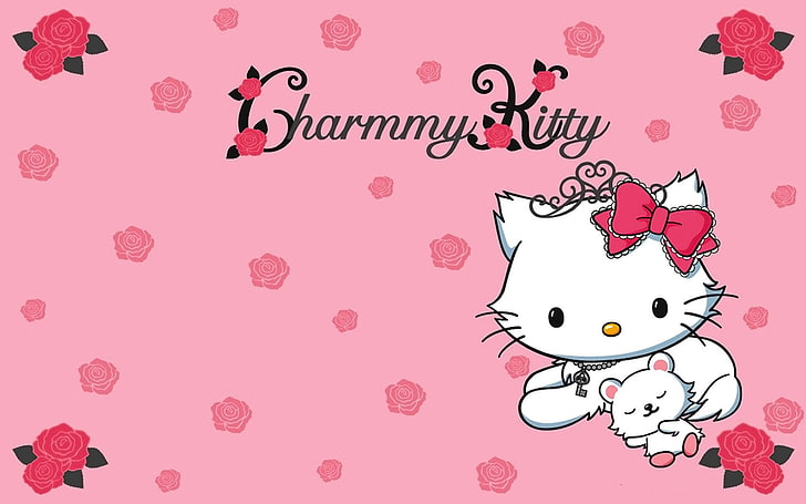 HD wallpaper: hello kitty pretty picture background, pink color, mammal,  cute | Wallpaper Flare