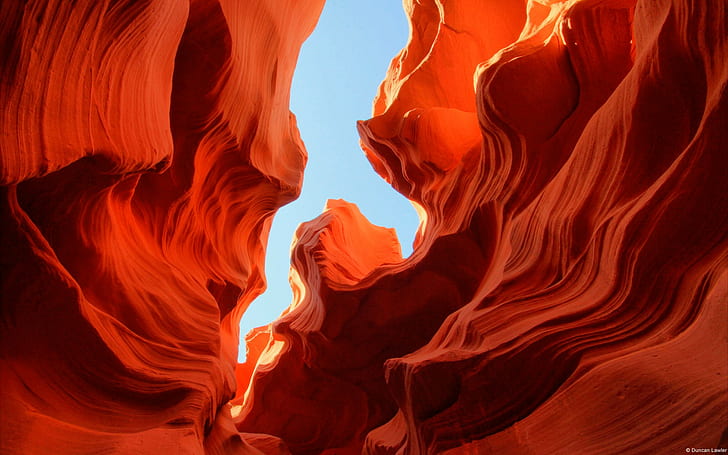 nature, landscape, rock formation, canyon, Antelope Canyon, HD wallpaper