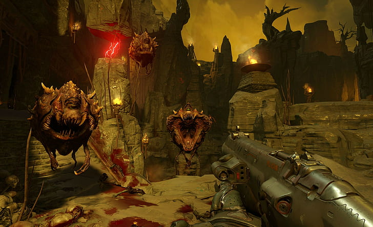 Doom Game, Doom 4, Id Software, Video Games, Shooter, First Person Shooter, HD wallpaper