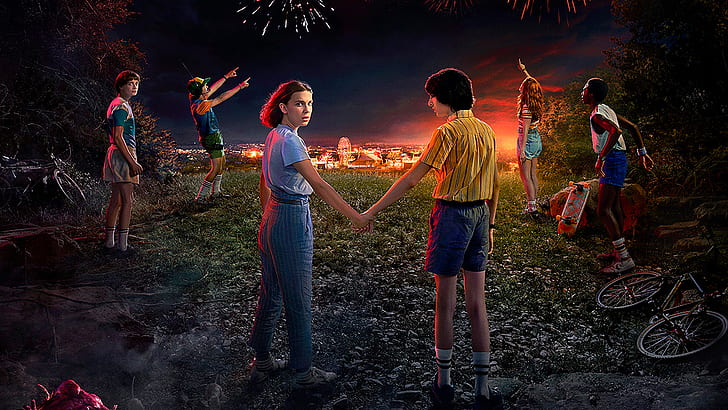 750x1334 Stranger Things Season 3 Cast iPhone 6 iPhone 6S iPhone 7 HD 4k  Wallpapers Images Backgrounds Photos and Pictures
