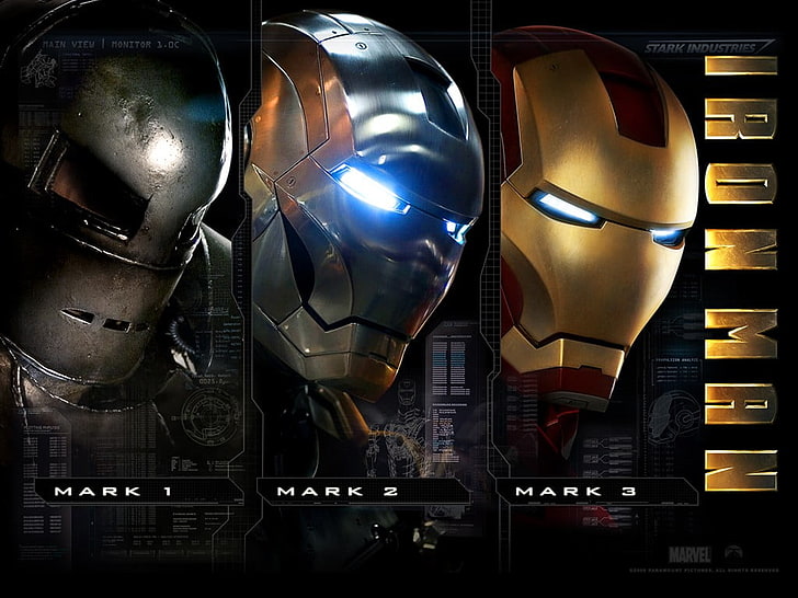 Iron Man wallpaper, movies, Marvel Cinematic Universe, no people, HD wallpaper