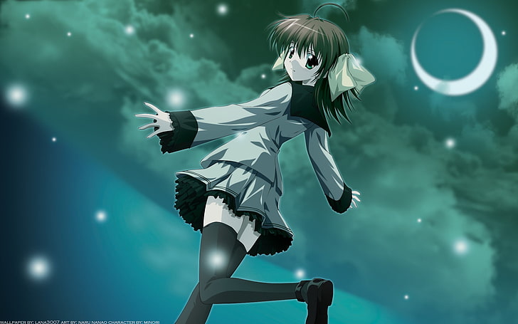HD wallpaper: anime, Miyamura Miyako, ef - a fairy tale of the two, Moon |  Wallpaper Flare