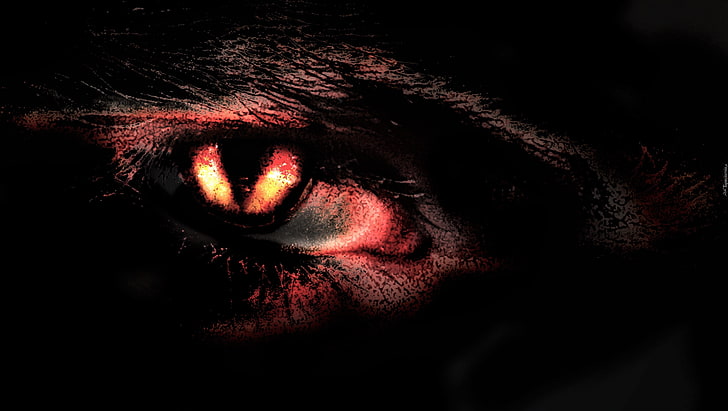 HD wallpaper: dark, devil, eye, fantasy, red | Wallpaper Flare