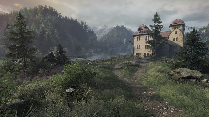 The Vanishing of Ethan Carter, video games, landscape, built structure