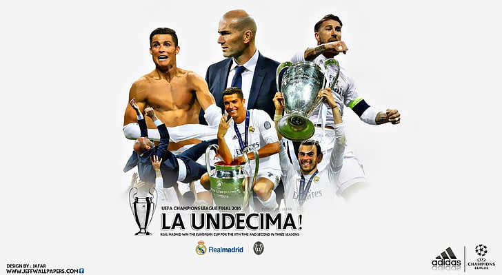 LA UNDECIMA, soccer players poster, Sports, Football, champions league, HD wallpaper