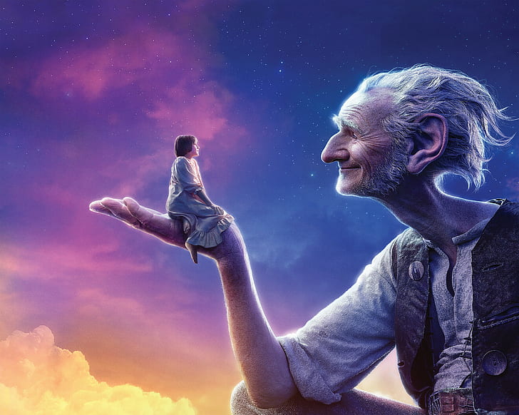 The Big Friendly Giant 2016, the bfg poster, Movie, Film, Walt Disney Pictures