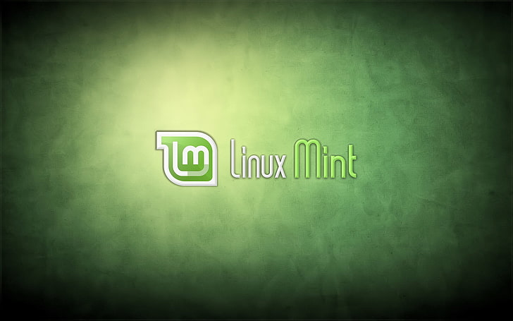 Linux Mint logo, GNU, text, communication, western script, green color HD wallpaper