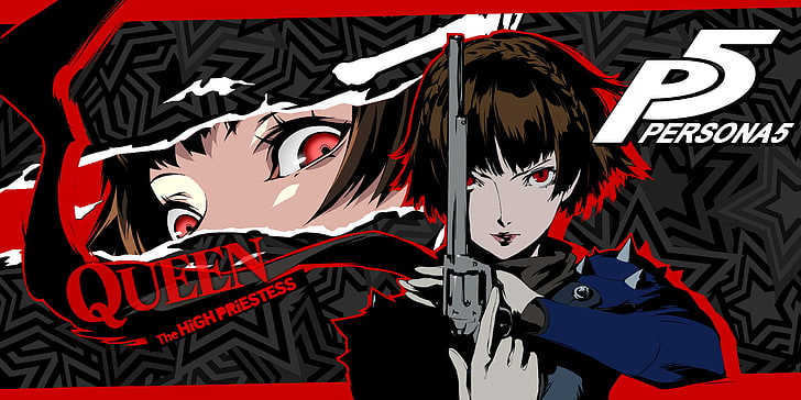 Persona 5, Persona series, text, western script, close-up, no people