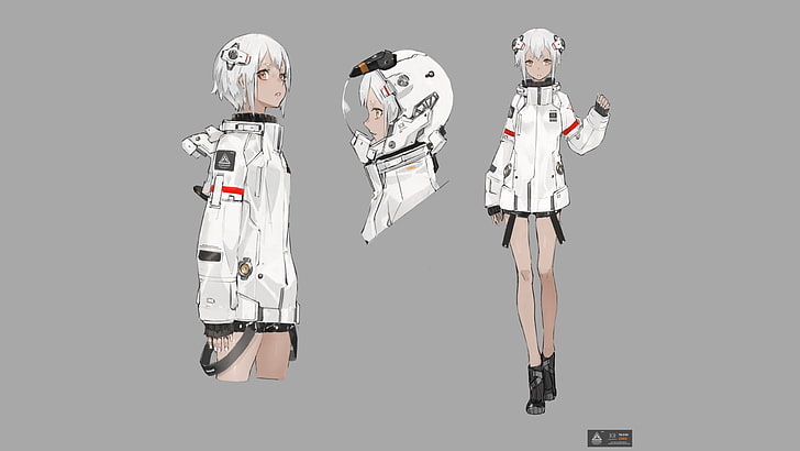 astronaut space anime travel spacetravel spaceship  Anime Girl Space  Suit HD Png Download  vhv