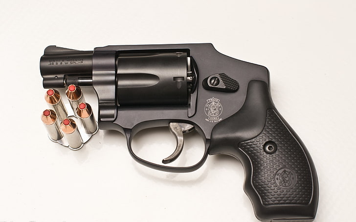smith and wesson 38 special revolver, gun, weapon, handgun, HD wallpaper