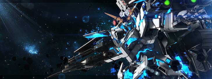 anime, mech, Gundam, Super Robot Wars, Mobile Suit Gundam Unicorn, HD wallpaper