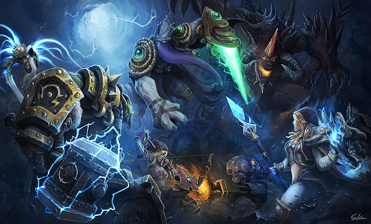 Blizzard Entertainment, contests, Sylvanas Windrunner, heroes of the storm, HD wallpaper