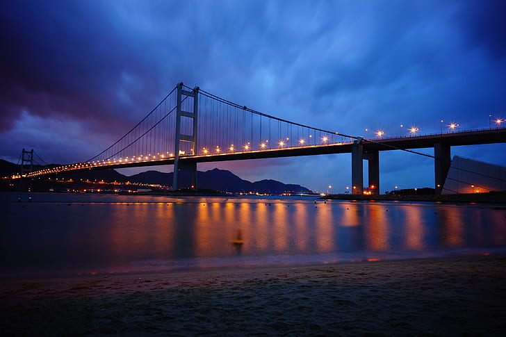 photo of Golden Gate bridge, tsing ma bridge, tsing ma bridge