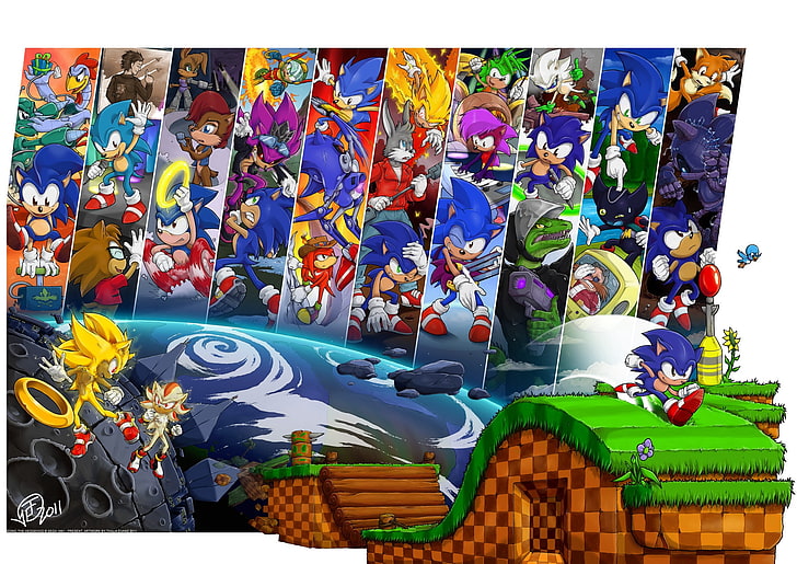 Sonic, Sonic the Hedgehog, Metal Sonic, Tails (character), Shadow the Hedgehog, HD wallpaper