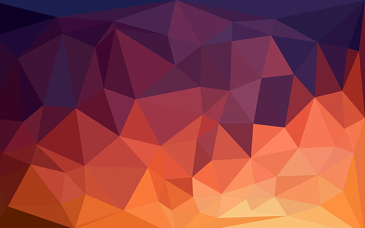 Hd Wallpaper Minimalism Low Poly Pattern Triangle Shape Abstract
