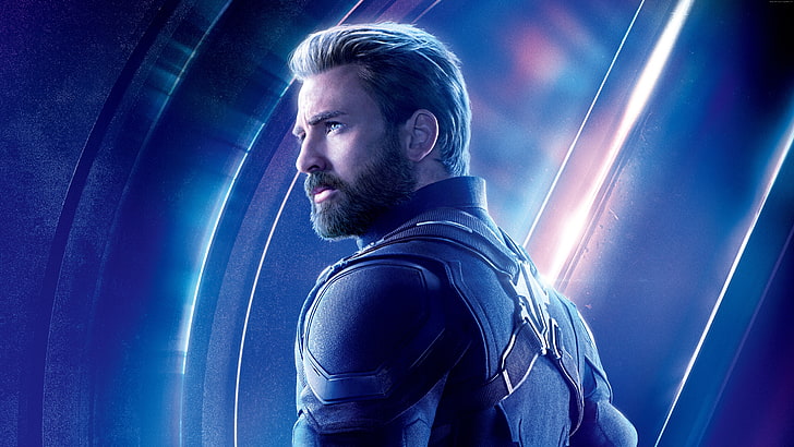 Chris Evans, Avengers: Infinity War, 8k, Captain America