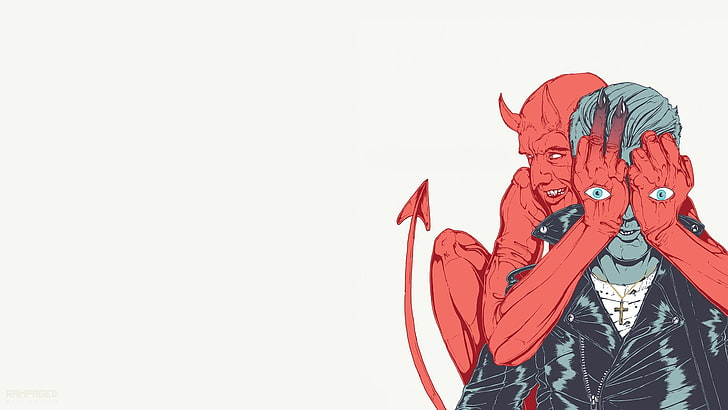 HD wallpaper: demon coming out of head, Queens of the Stone Age ...