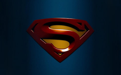 HD wallpaper: Super-Man logo, minimalism, Superman, red, illuminated, no  people | Wallpaper Flare