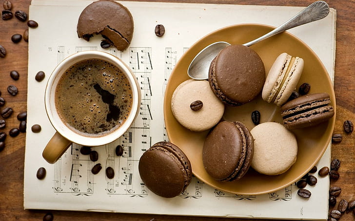 Coffee Cup Cookies Macaron