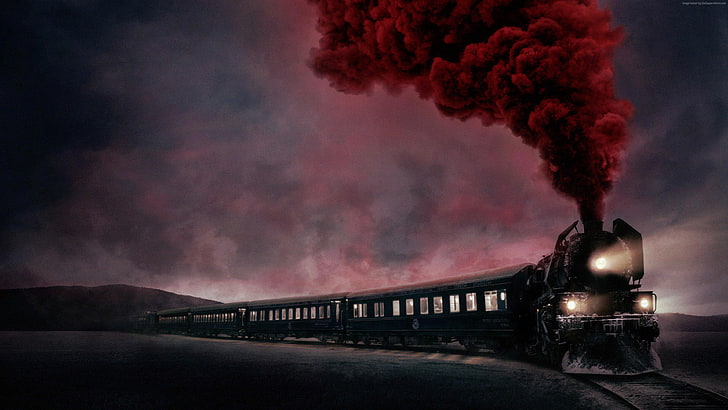 Murder on the Orient Express, 4K, train, HD wallpaper