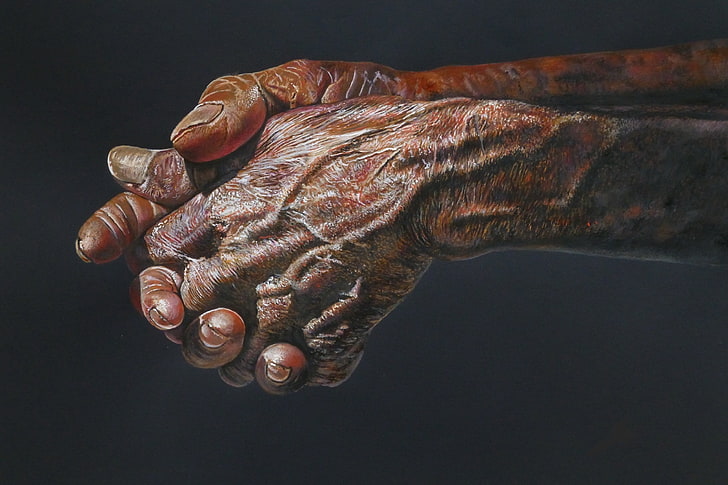 art, background, black, closeup, hands, old, painting, pictorial