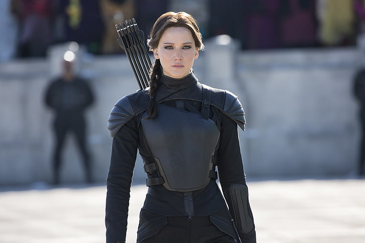 women, archer, Jennifer Lawrence, The Hunger Games, one person