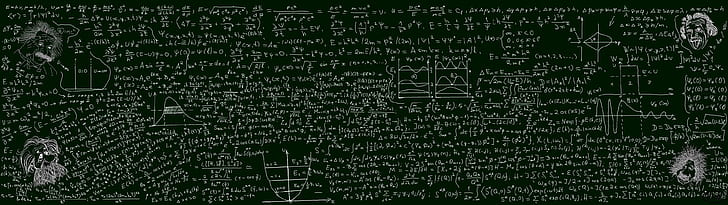 formula, dual monitor, physics, school Board, Einstein, Science, HD wallpaper