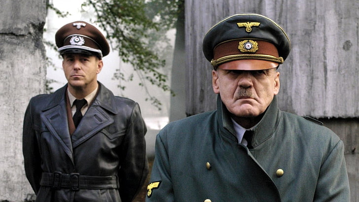 Adolf Hitler, Der Untergang, movies, Nazi, government, two people, HD wallpaper
