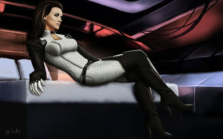 Mass Effect Miranda Lawson HD, video games, HD wallpaper