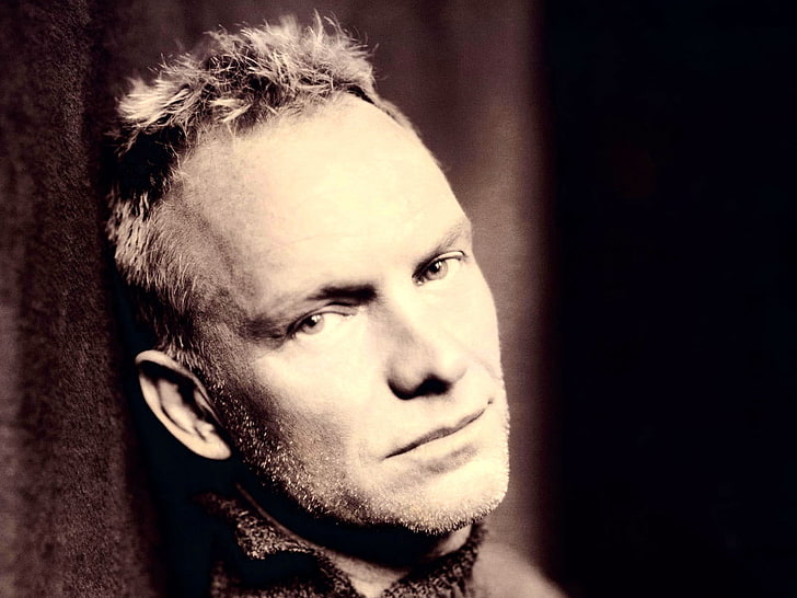 man's face, sting, look, wall, light, people, men, portrait, human Face