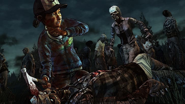 Zombies, The situation, Telltale Games, Survivors, Clementine, HD wallpaper